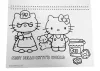 Hello Kitty World A/4 spirál vázlatfüzet 40 lapos matricával
