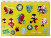 Pókember Spidey Dino-Webs A/4 spirál vázlatfüzet 40 lapos matricával