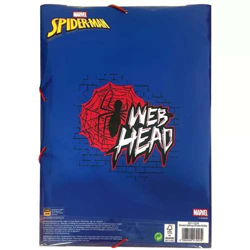 Pókember Web Head A/4 gumis mappa