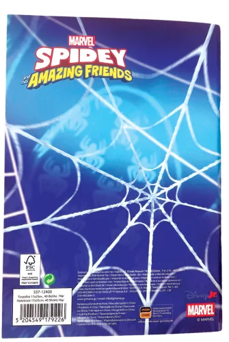 Pókember Spidey Ultimate B/5 vonalas füzet 40 lapos