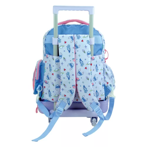 Disney Lilo és Stitch, A csillagkutya Scrapbook prémium gurulós iskolatáska, táska 46 cm