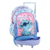 Disney Lilo és Stitch, A csillagkutya Scrapbook prémium gurulós iskolatáska, táska 46 cm