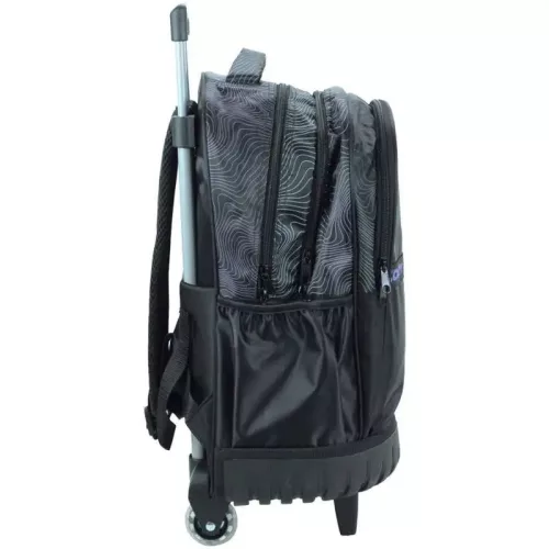 K-pop Démonvadászok Black prémium gurulós iskolatáska, táska 46 cm