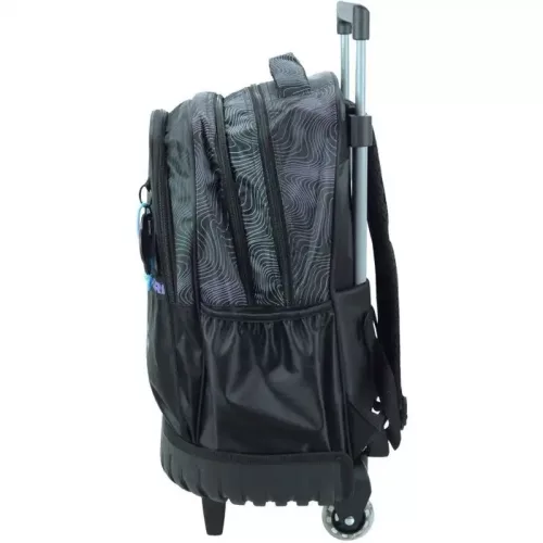 K-pop Démonvadászok Black prémium gurulós iskolatáska, táska 46 cm