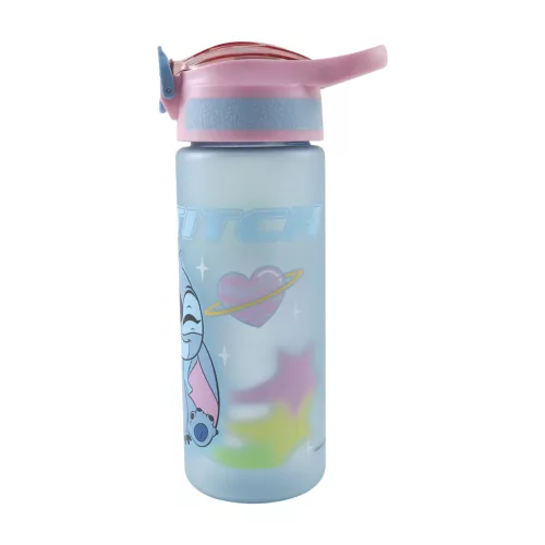 Disney Lilo és Stitch, A csillagkutya Alien 626 műanyag matt szívószálas kulacs 600 ml
