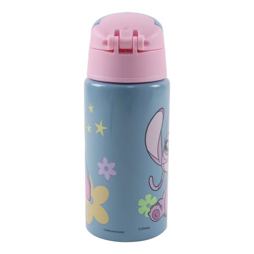 Disney Lilo és Stitch, a csillagkutya Aliens alumínium szívószálas kulacs akasztóval 500 ml