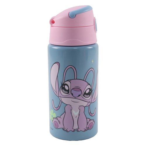 Disney Lilo és Stitch, a csillagkutya Aliens alumínium szívószálas kulacs akasztóval 500 ml