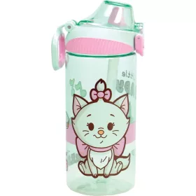   Disney Marie Little Lady műanyag szívószálas kulacs akasztóval 450 ml