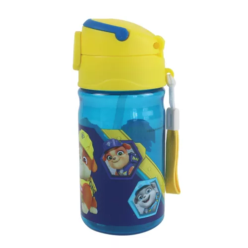 Mancs Őrjárat Rubble műanyag szívószálas kulacs akasztóval 350 ml