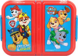 Mancs Őrjárat Pups Rescue több rekeszes uzsonnás doboz, szendvicsdoboz