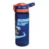 Sonic a sündisznó Totally Faster műanyag matt szívószálas kulacs 600 ml