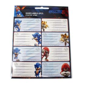 Sonic a sündisznó Hype Man füzetcímke 16 db-os