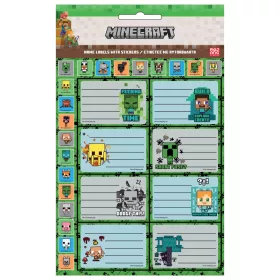   Minecraft Creepers Need Hugs füzetcímke matricával 16 db-os