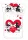 Disney Mickey, Minnie Love ágyneműhuzat 140×200cm, 70×90 cm