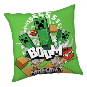 Minecraft Creeper Boom párna, díszpárna 40 x 40 cm