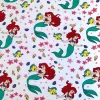 Disney Hercegnők Ariel gumis lepedő 90x200 cm