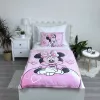 Disney Minnie Powder Pink gyerek, ovis ágyneműhuzat 100×135 cm, 40×60 cm