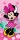 Disney Minnie Pretty in Pink fürdőlepedő, strand törölköző  70x140cm