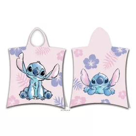   Disney Lilo és Stitch, A csillagkutya Pink strand törölköző poncsó 50x115 cm
