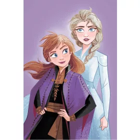 Disney Jégvarázs Purple mikroflanel takaró 100x150cm