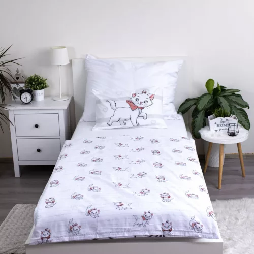Disney Marie cica Bow gyerek, ovis ágyneműhuzat 100×135 cm, 40×60 cm