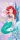 Disney Hercegnők Ariel Pink fürdőlepedő, strand törölköző 70x140cm
