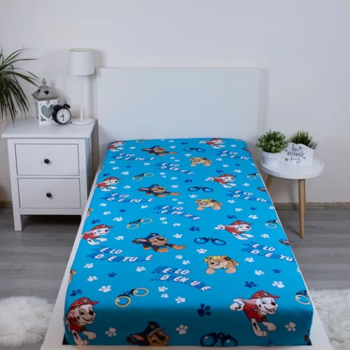 Mancs Őrjárat Hello Adventure gumis lepedő 90x200 cm