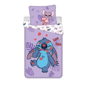   Disney Lilo és Stitch, A csillagkutya Kiss ágyneműhuzat 140×200cm, 70×90 cm