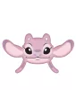 Disney Lilo és Stitch, A csillagkutya Angel Pink 3D formapárna, díszpárna 35 cm
