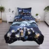 Harry Potter Hogwarts Night ágyneműhuzat 140×200cm, 70×90 cm microfibre