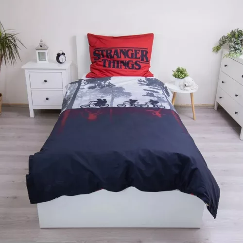 Stranger Things Upside Down Dark ágyneműhuzat 140×200cm, 70×90 cm