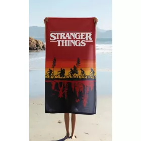   Stranger Things Upside Down fürdőlepedő, strand törölköző 70x140cm