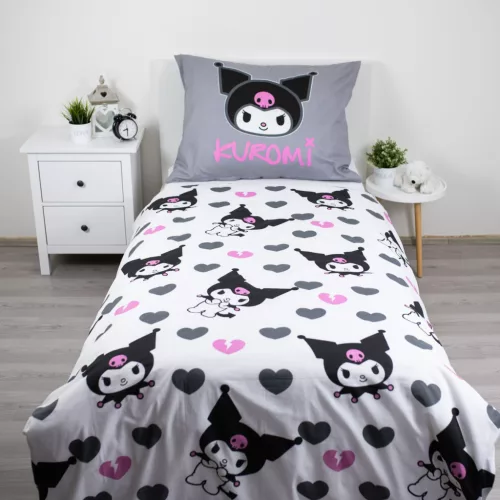 Hello Kitty Kuromi ágyneműhuzat 140×200cm, 70×90 cm