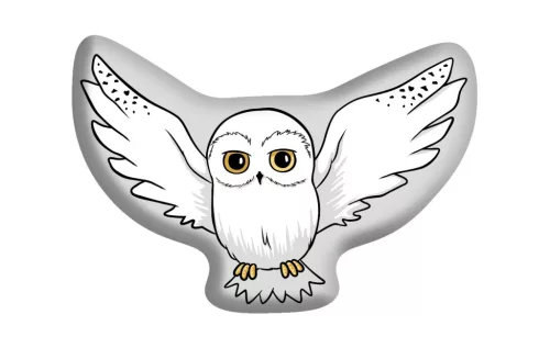 Harry Potter Hedwig Flying formapárna, díszpárna 43x30 cm