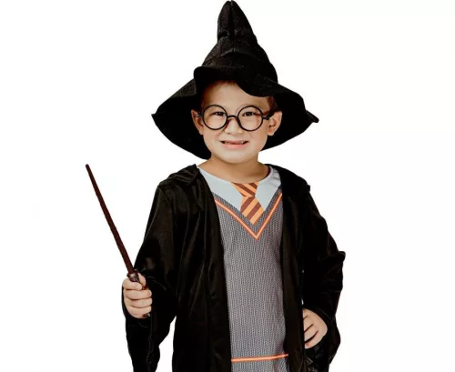Varázsló Wizard Black jelmez 120/130 cm