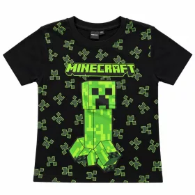   Minecraft Creeper gyerek rövid póló, felső 8 - 12 év / 128 - 152 cm