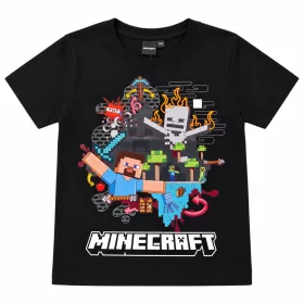  Minecraft Battle Chaos gyerek rövid póló, felső 8 - 12 év / 128 - 152 cm