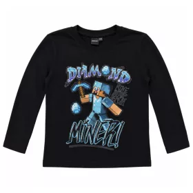   Minecraft Diamond Power gyerek hosszú ujjú póló, felső 8 - 12 év / 128 - 152 cm