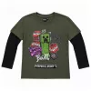 Minecraft Creeper Boom gyerek hosszú ujjú póló, felső 8 - 12 év / 128 - 152 cm