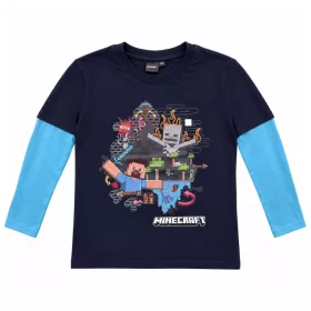   Minecraft Survival Mode gyerek hosszú ujjú póló, felső 8 - 12 év / 128 - 152 cm