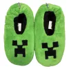 Minecraft Green Pixel gyerek téli papucs 31-38