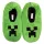 Minecraft Green Pixel gyerek téli papucs 31-38