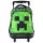 Minecraft Face prémium gurulós iskolatáska, táska 44 cm
