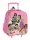 Disney Hercegnők Blossom gurulós ovis 3D hátizsák, táska 32 cm