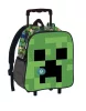 Minecraft Face gurulós ovis 3D hátizsák, táska 32 cm
