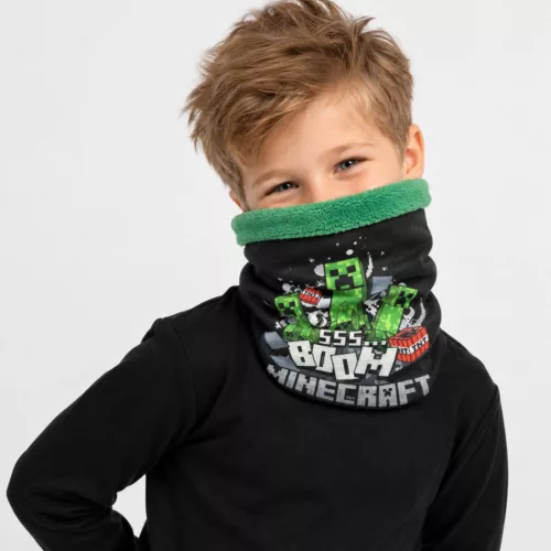Minecraft Boom sherpa gyerek sál, snood