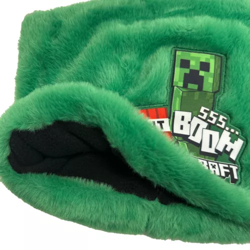 Minecraft Boom Deluxe gyerek sapka, sál és kesztyű szett 