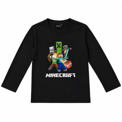 Minecraft Battle gyerek hosszú ujjú póló, felső 6 - 12 év / 116 - 152 cm