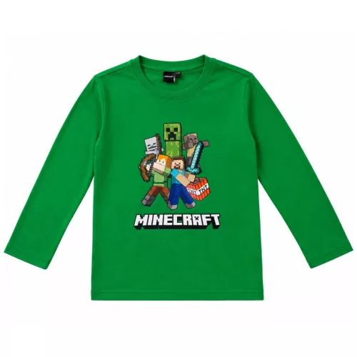 Minecraft Battle gyerek hosszú ujjú póló, felső 6 - 12 év / 116 - 152 cm