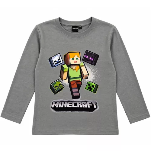 Minecraft Alex Adventure gyerek hosszú ujjú póló, felső 6 - 12 év / 116 - 152 cm